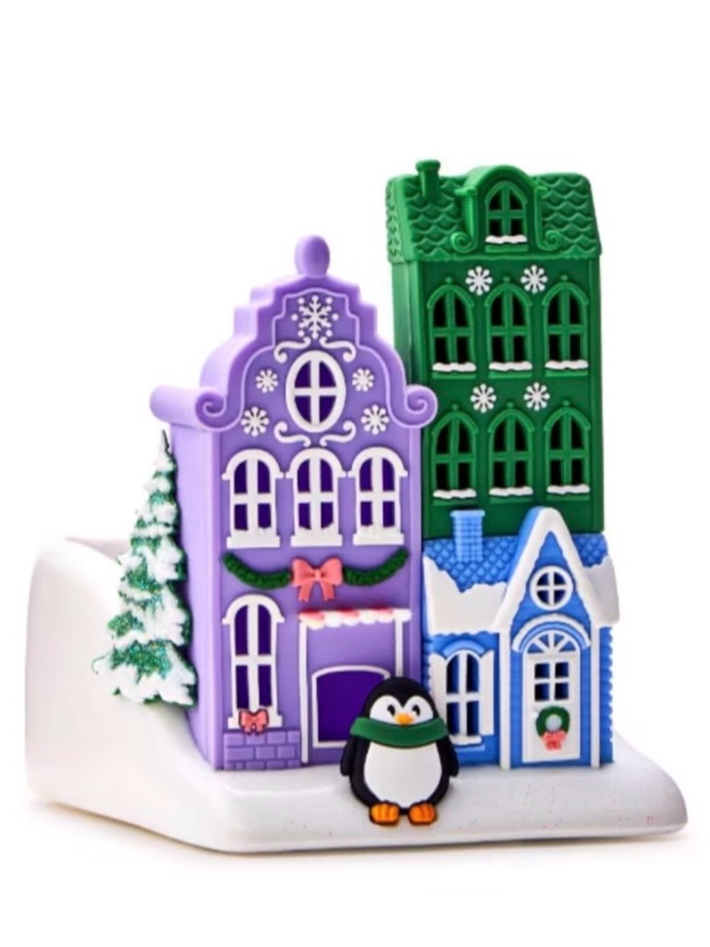 The Bath & Body Works Light-Up Holiday Village Soap holder 2026
